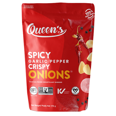 Queens Premium Spicy Garlic Pepper Crispy Onions