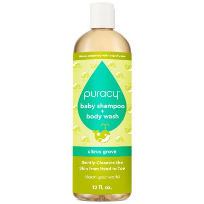 Puracy 100% Natural Baby Shampoo & Body Wash