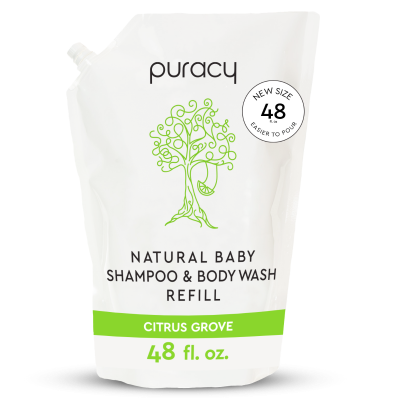Puracy 100% Natural Baby Shampoo & Body Wash - REFILL - 48 oz.