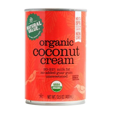 Natural Value Organic Coconut Cream, 13.5oz